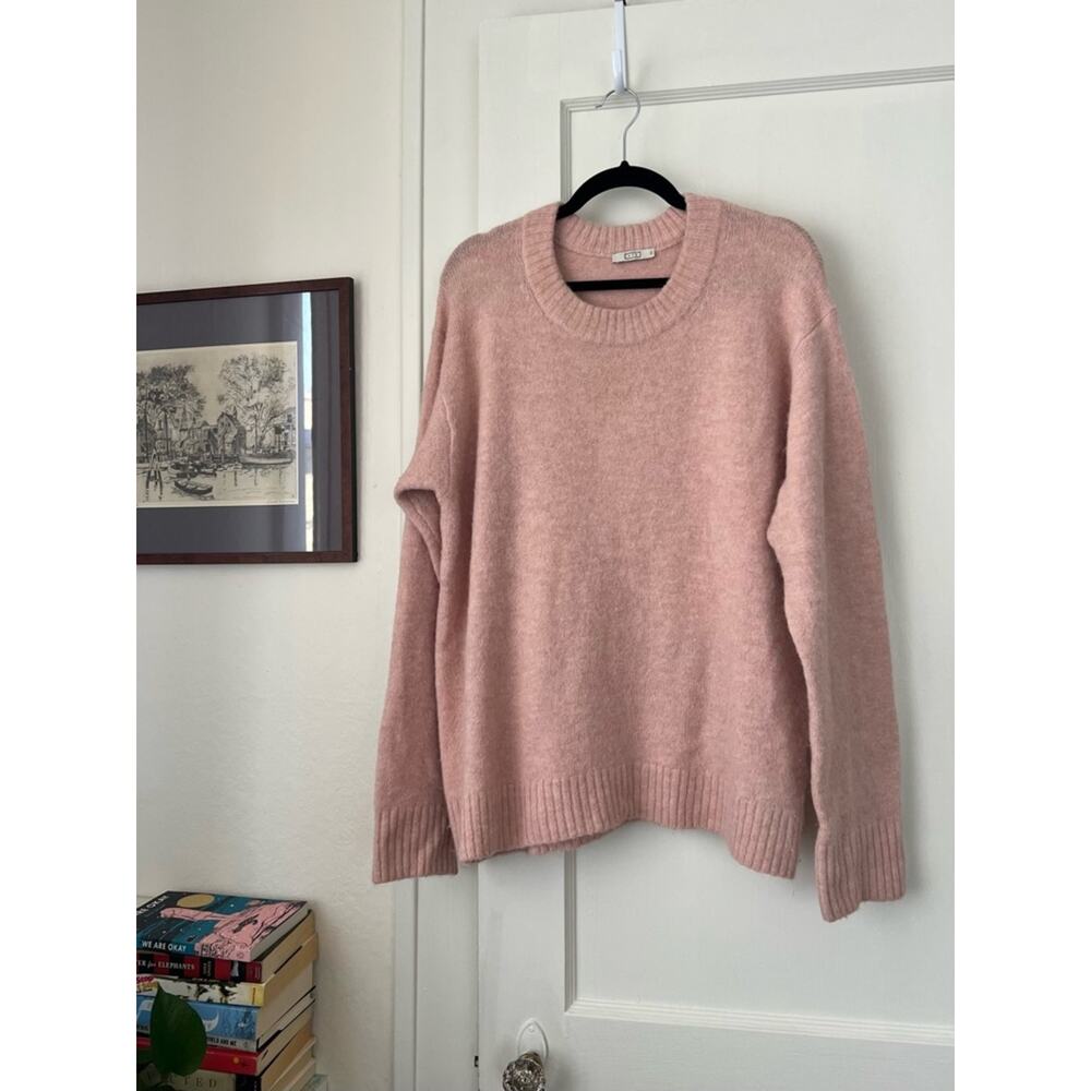 AYR The Kickback Blush Pink Crew Sweater - Picture 7 of 9